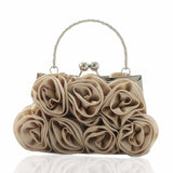 Rose Banquet Package Color Ding Cloth Dress Package Bride Bag