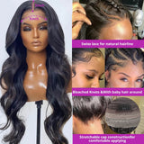 Body Wave 13X4 360 HD Human Hair Lace Frontal Wigs Loose Water Wave 13x6 Transparent Lace Front Human Hair Wig for Black Women