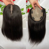 13x15 cm Silk Base Thin Skin Topper For Women 100%  Human Hair Piece For Women Clip In Topper Hand-made Toppee Hair System