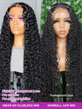 250% Ready To Go Glueless Human Hair Wig 13x4 13x6 Curly Human Hair Wig 7x5 Glueless Wig Ready To Wear Deep Wave Wig Preplucked