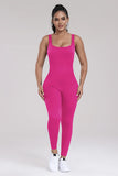 Wide Strap Sleeveless Active Jumpsuit