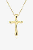 Cross Pendant 925 Sterling Silver Necklace