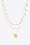 Heart Pendant Layered Necklace